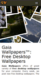 Mobile Screenshot of gaiawallpapers.com